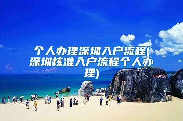 个人办理深圳入户流程(深圳核准入户流程个人办理)