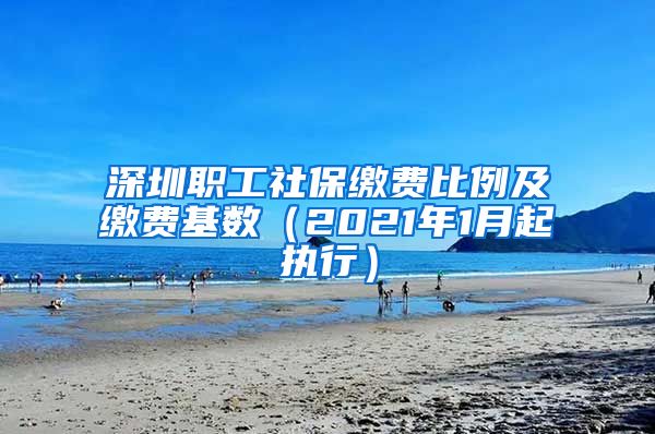 深圳职工社保缴费比例及缴费基数（2021年1月起执行）