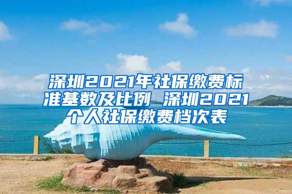 深圳2021年社保缴费标准基数及比例 深圳2021个人社保缴费档次表