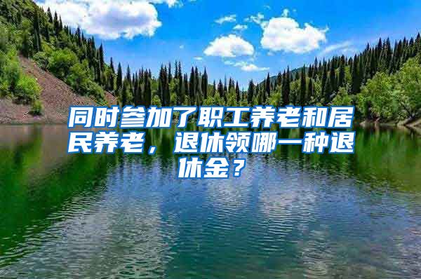 同时参加了职工养老和居民养老，退休领哪一种退休金？