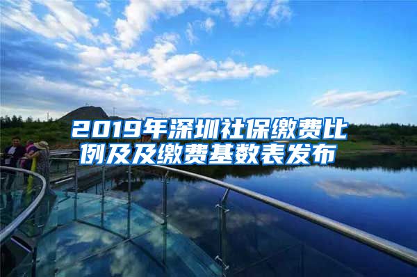 2019年深圳社保缴费比例及及缴费基数表发布