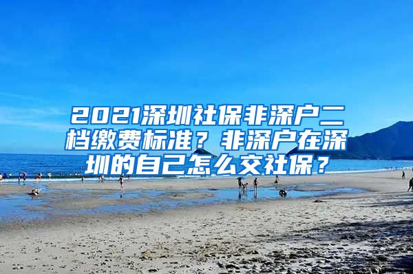 2021深圳社保非深户二档缴费标准？非深户在深圳的自己怎么交社保？