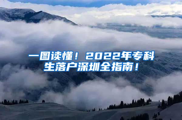 一图读懂！2022年专科生落户深圳全指南！