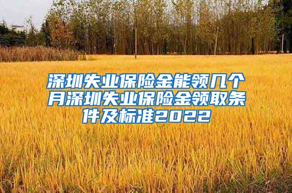 深圳失业保险金能领几个月深圳失业保险金领取条件及标准2022