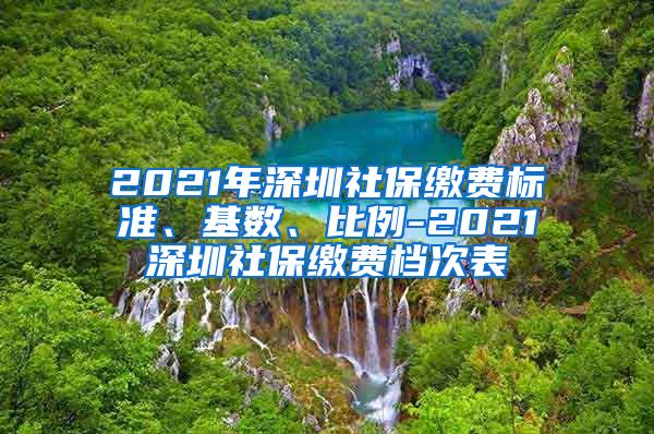 2021年深圳社保缴费标准、基数、比例-2021深圳社保缴费档次表