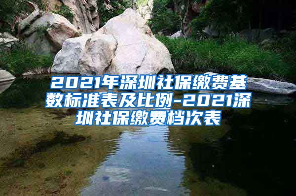 2021年深圳社保缴费基数标准表及比例-2021深圳社保缴费档次表