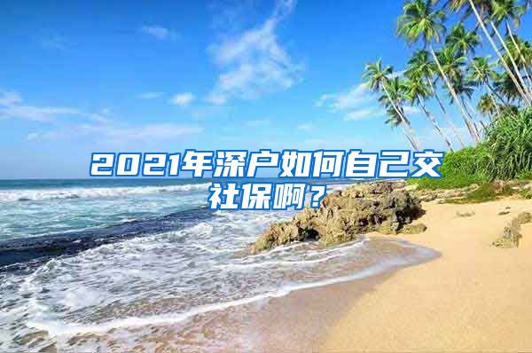 2021年深户如何自己交社保啊？