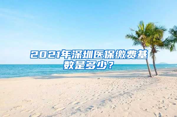 2021年深圳医保缴费基数是多少？