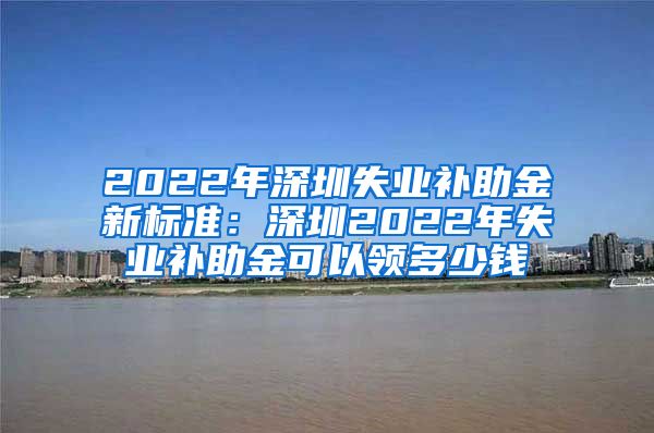 2022年深圳失业补助金新标准：深圳2022年失业补助金可以领多少钱