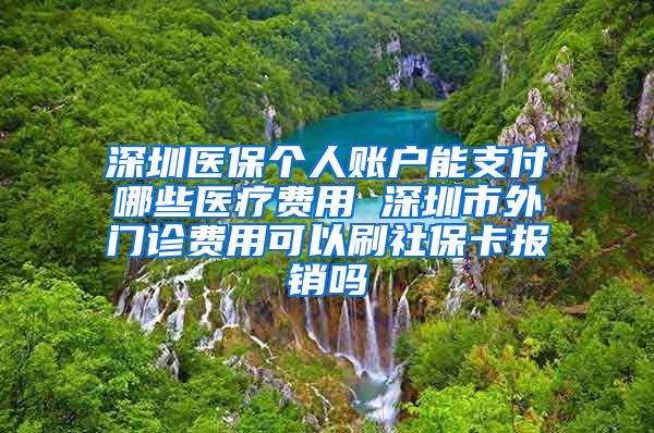 深圳医保个人账户能支付哪些医疗费用 深圳市外门诊费用可以刷社保卡报销吗