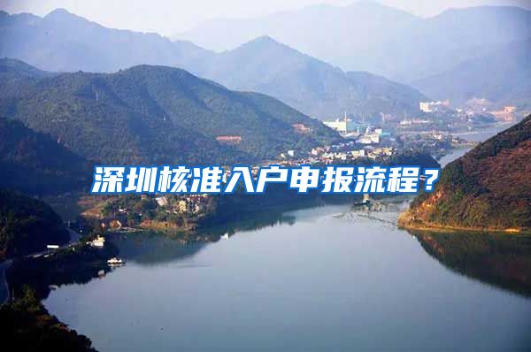 深圳核准入户申报流程？