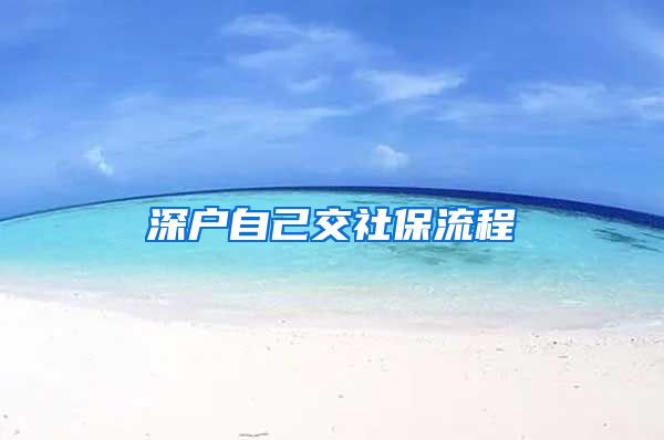 深户自己交社保流程