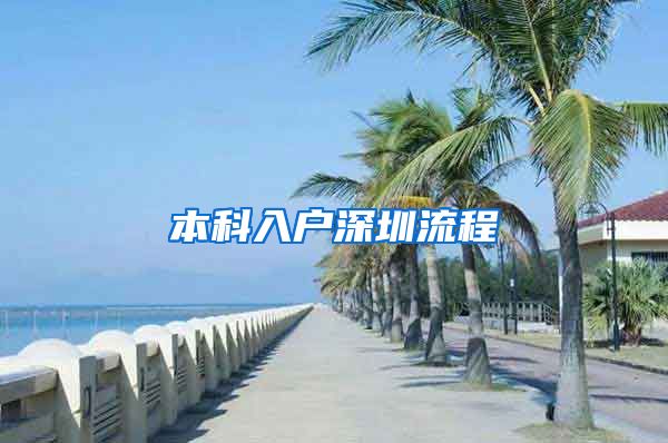 本科入户深圳流程