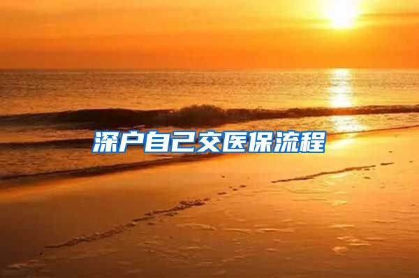 深户自己交医保流程