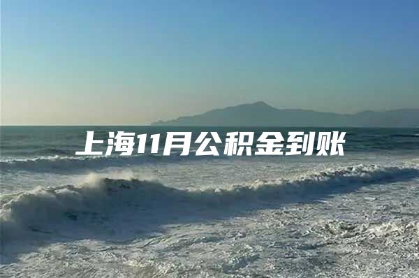 上海11月公积金到账