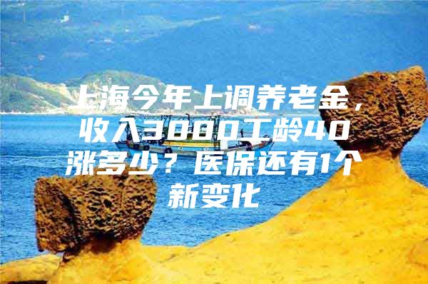 上海今年上调养老金，收入3000工龄40涨多少？医保还有1个新变化