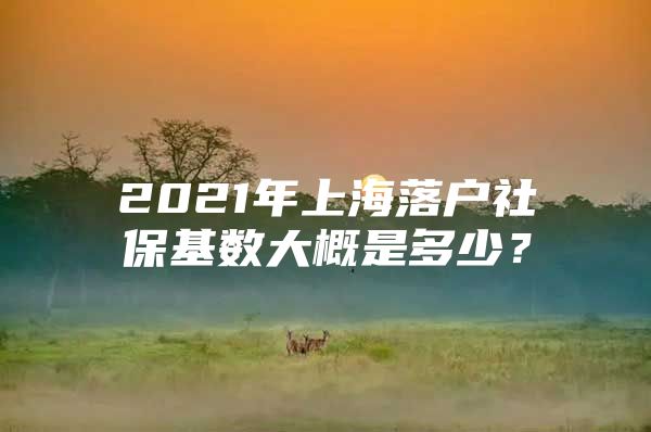 2021年上海落户社保基数大概是多少？