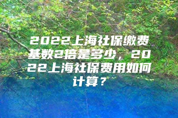 2022上海社保缴费基数2倍是多少，2022上海社保费用如何计算？