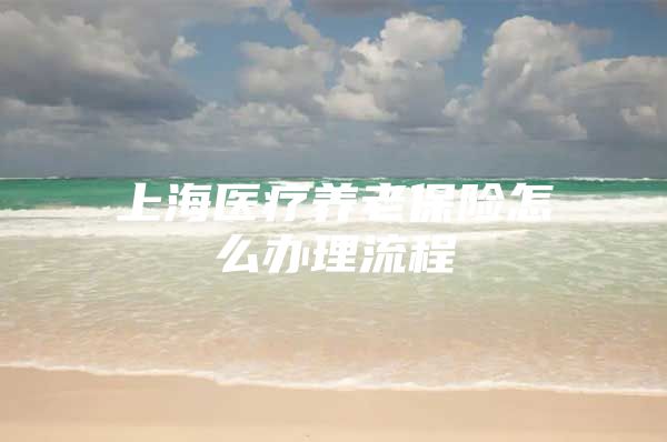 上海医疗养老保险怎么办理流程