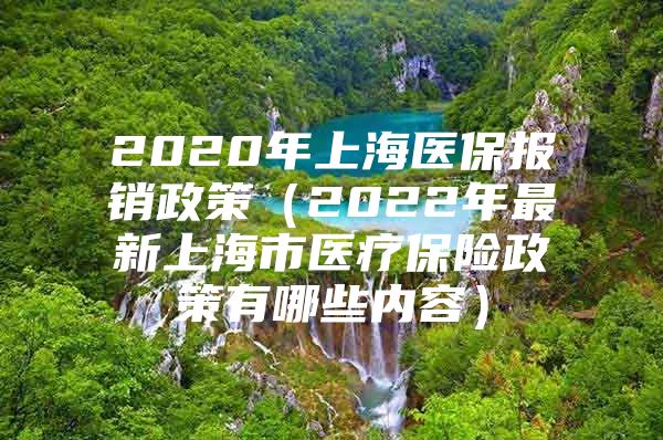 2020年上海医保报销政策（2022年最新上海市医疗保险政策有哪些内容）