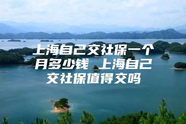 上海自己交社保一个月多少钱 上海自己交社保值得交吗