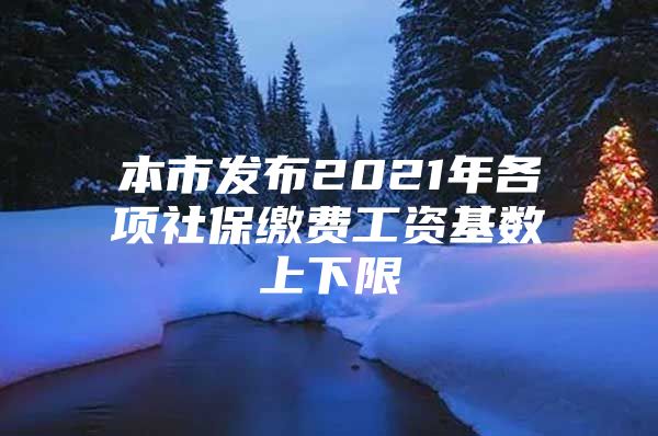 本市发布2021年各项社保缴费工资基数上下限