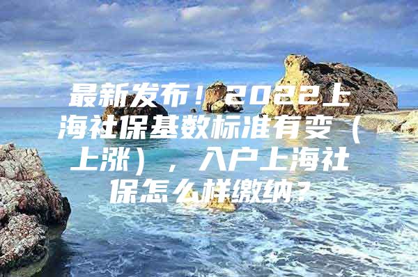 最新发布！2022上海社保基数标准有变（上涨），入户上海社保怎么样缴纳？