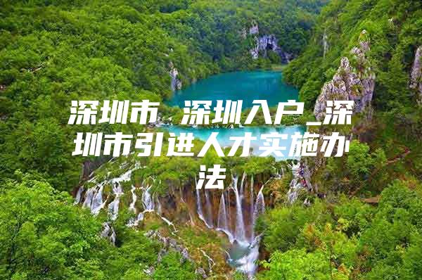 深圳市 深圳入户_深圳市引进人才实施办法