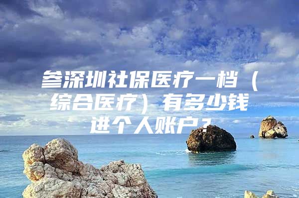 参深圳社保医疗一档（综合医疗）有多少钱进个人账户？