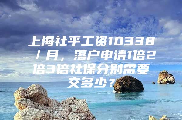 上海社平工资10338／月，落户申请1倍2倍3倍社保分别需要交多少？