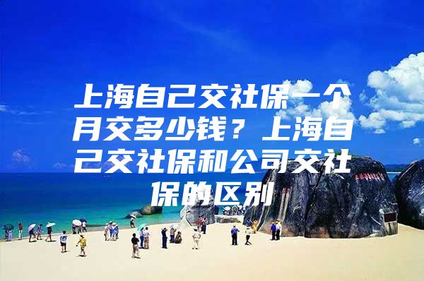 上海自己交社保一个月交多少钱？上海自己交社保和公司交社保的区别