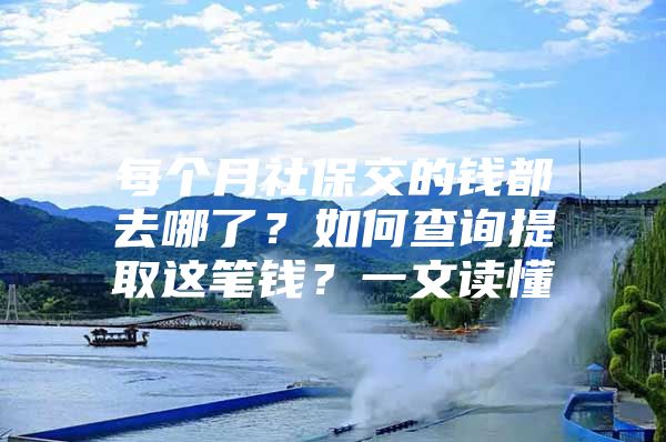 每个月社保交的钱都去哪了？如何查询提取这笔钱？一文读懂