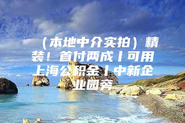 （本地中介实拍）精装！首付两成丨可用上海公积金丨中新企业园旁