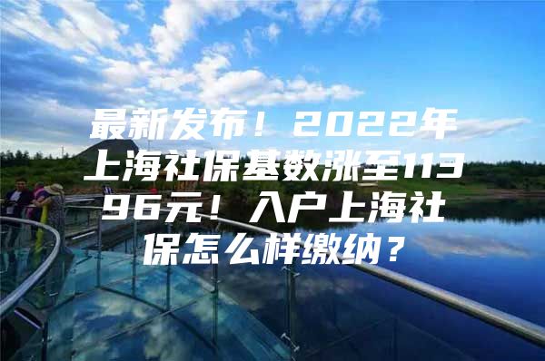 最新发布！2022年上海社保基数涨至11396元！入户上海社保怎么样缴纳？