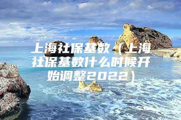 上海社保基数（上海社保基数什么时候开始调整2022）