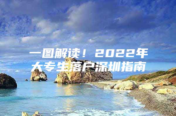 一图解读！2022年大专生落户深圳指南