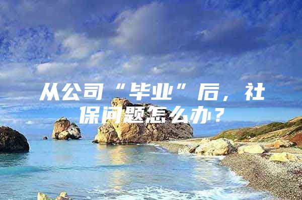 从公司“毕业”后，社保问题怎么办？