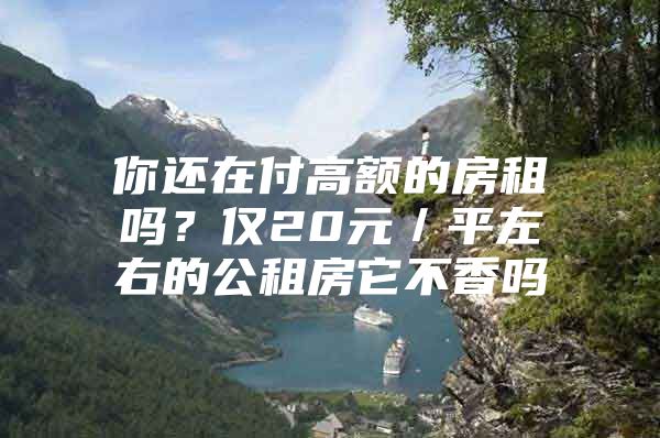 你还在付高额的房租吗？仅20元／平左右的公租房它不香吗