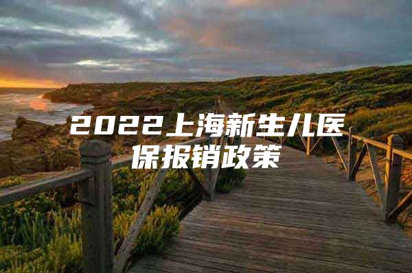 2022上海新生儿医保报销政策