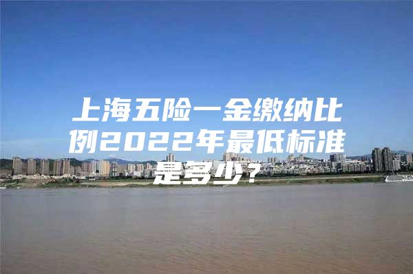 上海五险一金缴纳比例2022年最低标准是多少？