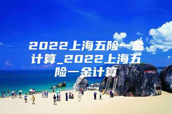 2022上海五险一金计算_2022上海五险一金计算