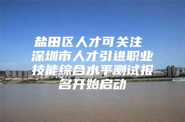 盐田区人才可关注 深圳市人才引进职业技能综合水平测试报名开始启动