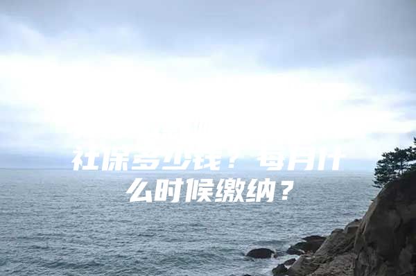 原创2022社保断了有什么影响？自己交社保多少钱？每月什么时候缴纳？