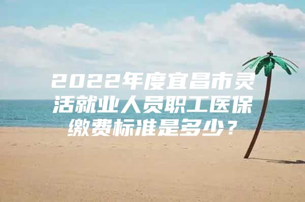 2022年度宜昌市灵活就业人员职工医保缴费标准是多少？