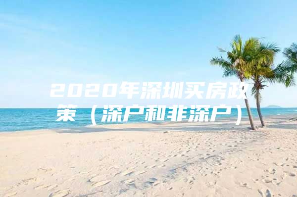 2020年深圳买房政策（深户和非深户）