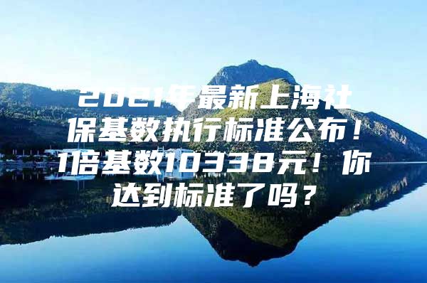 2021年最新上海社保基数执行标准公布！1倍基数10338元！你达到标准了吗？