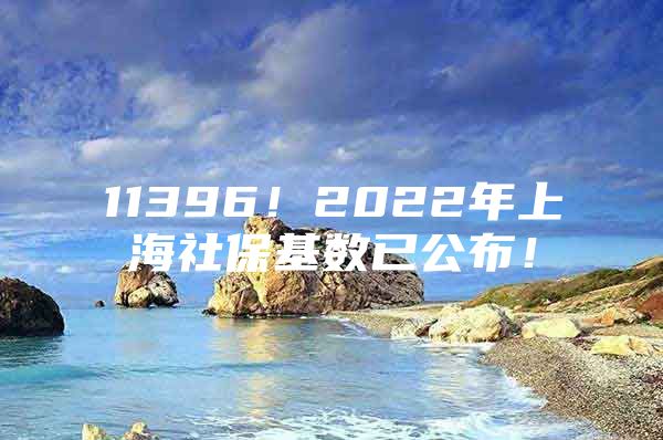 11396！2022年上海社保基数已公布！